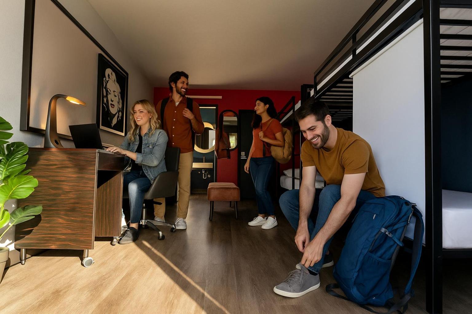 بيت شباب Bposhtels هيوستن المظهر الخارجي الصورة